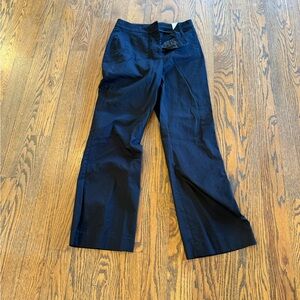 Super High Waisted Button Fly Patch Pocket Trouser Pant